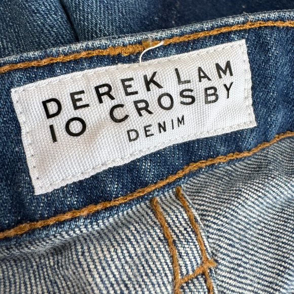 Derek Lam 10 Crosby Gia Mid-Rise Cropped Flare Jeans Size 29 - Picture 6 of 9